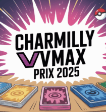 Visuel collection cartes Charmilly VMAX prix 2025