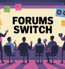 Scène forum Switch ambiance conviviale