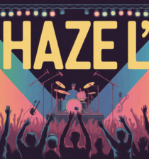Affiche Haze L concert indie rock foule