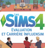 Interface Sims 4 evaluation carriere Influensim