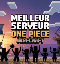 Vue festive port pirate Minecraft One Piece
