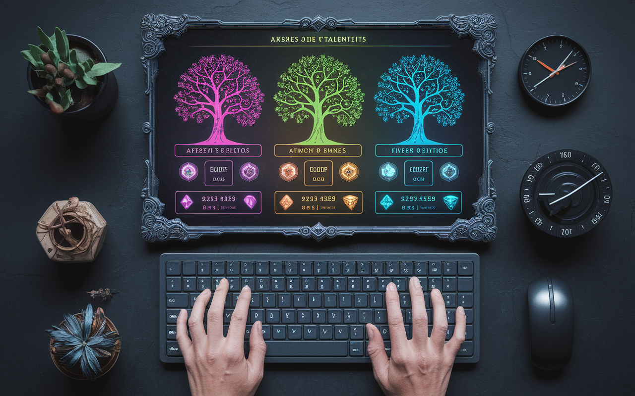 Arbre talents PoE2 équipements simulateur guides Kami Labs