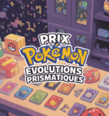 Collection cartes Pokémon Évolutions Prismatiques table passion
