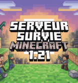 Serveur Survie Minecraft 1.21 joueurs explorent ensemble