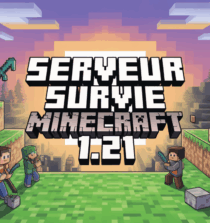 Serveur Survie Minecraft 1.21 joueurs explorent ensemble