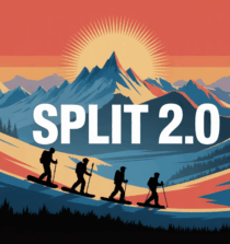 split 2.0 riders montagne neige lever soleil