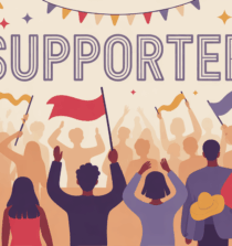 supporter foule festive energie collective