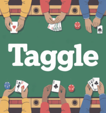 Grande tablée soirée, jeu Taggle en centre