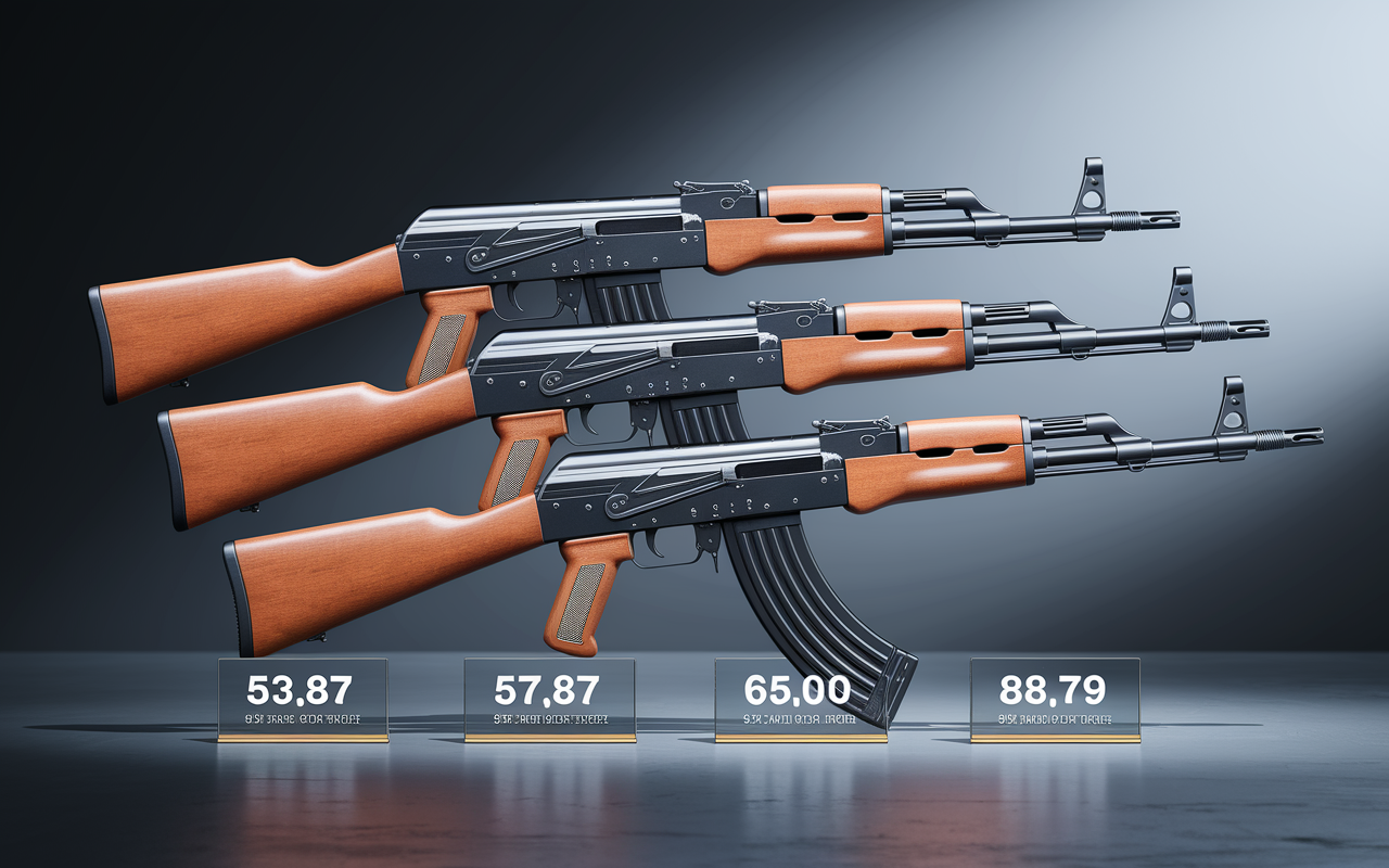 Tableau prix AK-47 Heritage selon état