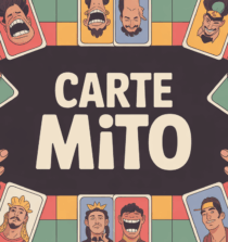 Carte Mito sur table ambiance de triche et rire joueurs