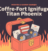 Coffre fort ignifuge Titan Phoenix protège documents et supports numériques