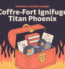 Coffre fort ignifuge Titan Phoenix protège documents et supports numériques