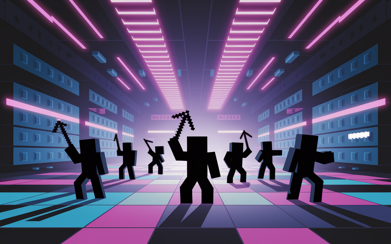 Dojo Practice Minecraft 2024, silhouettes PvP leaderboard, equipements