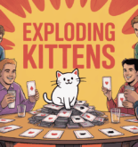 exploding kittens famille amis table rires cartes