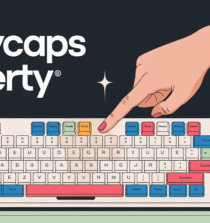 Clavier mécanique personnalisable avec keycaps AZERTY colorés