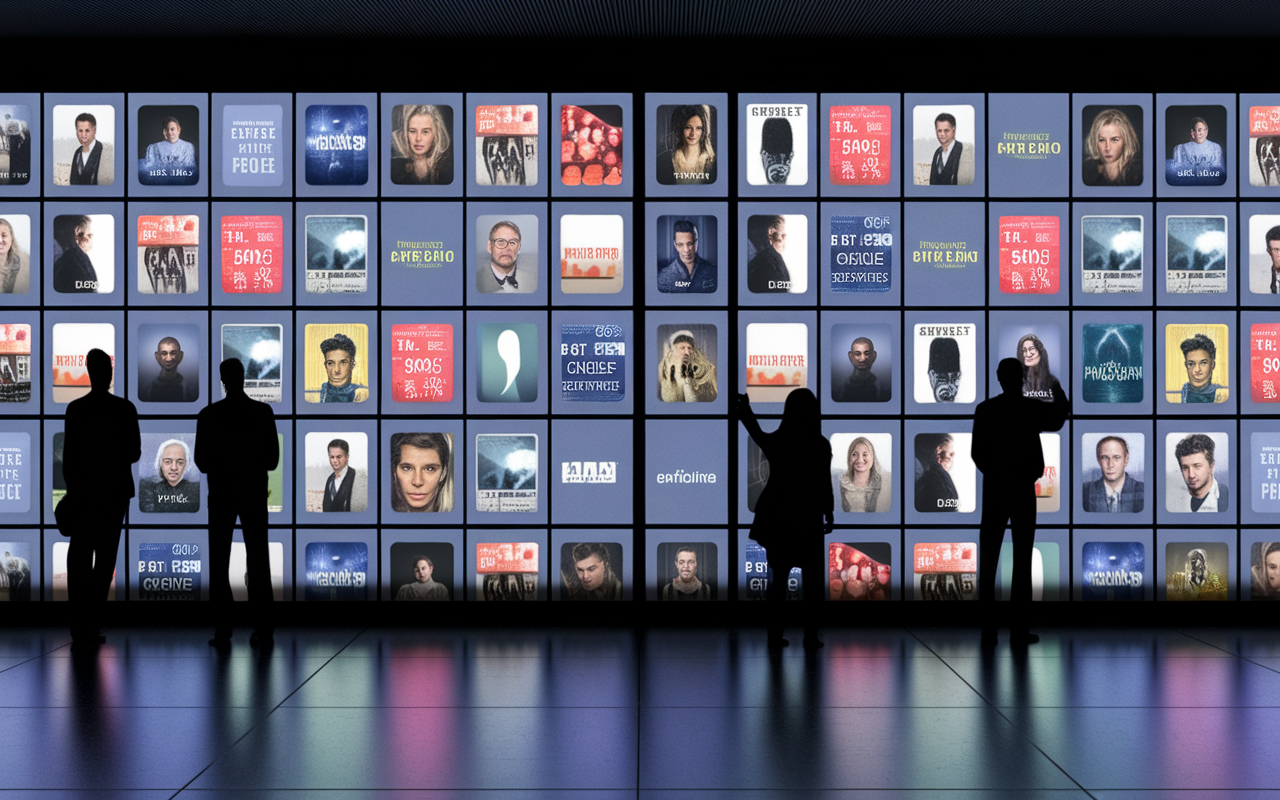 Vitrine digitale pifdi jaquettes notes streaming