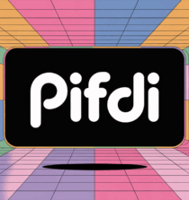 Écran stylisé pifdi dans univers streaming retro moderne