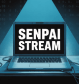 Illustration Senpai Stream ordinateur securite cadenas