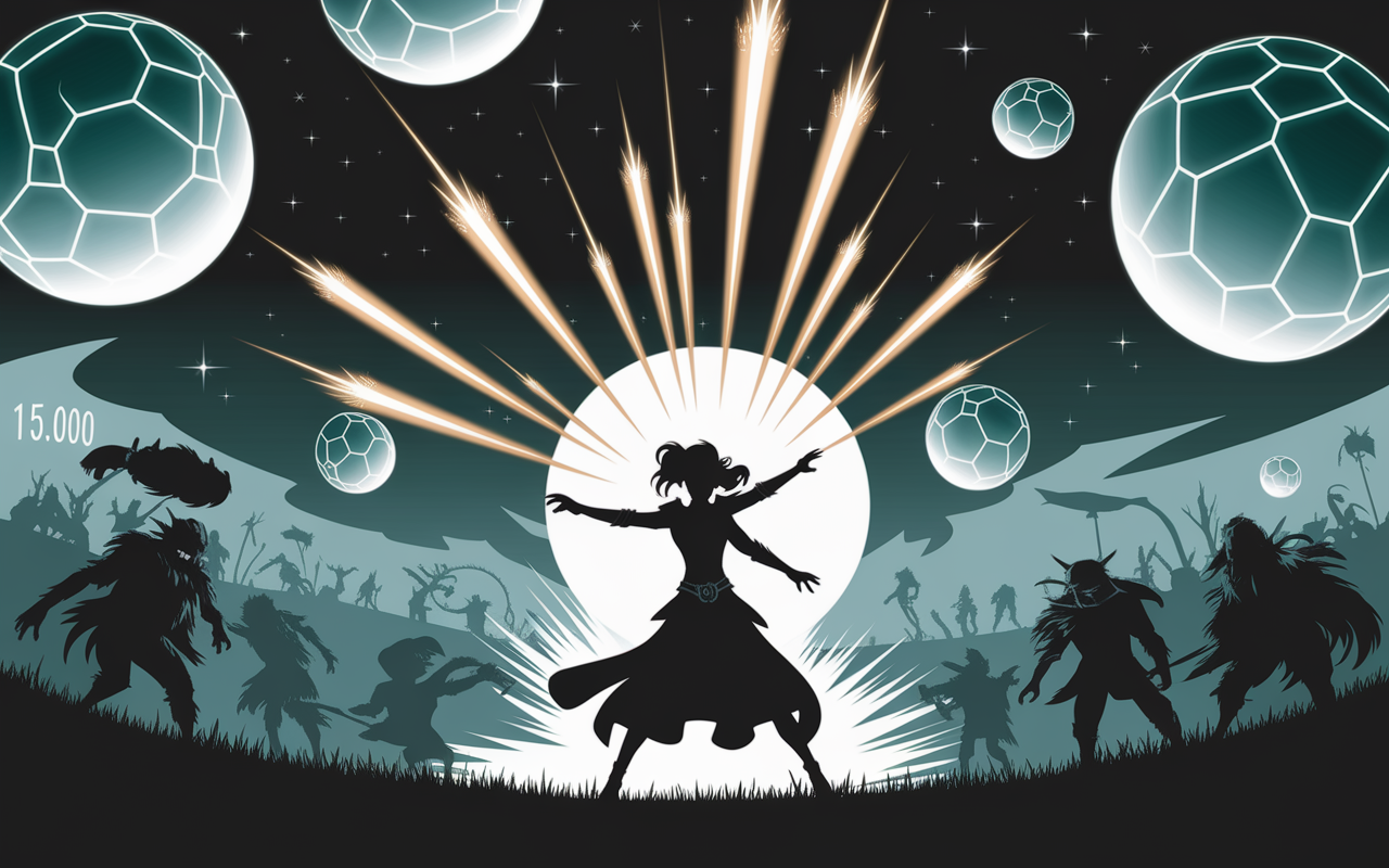 Magicienne spark mana PoE2 combat 15000 dps eclairs