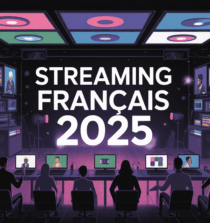 Streaming francais 2025 studio high-tech ambiance festive
