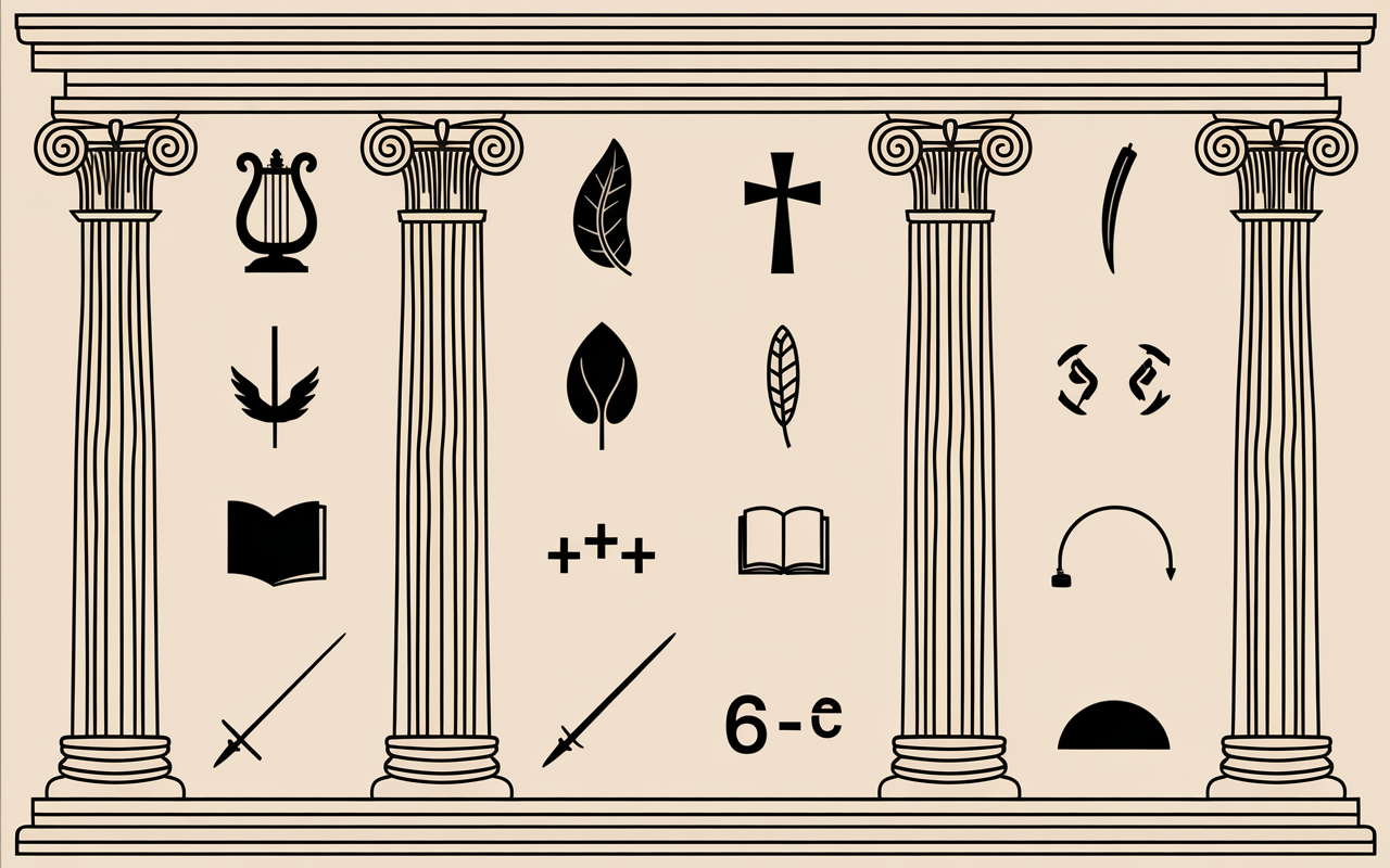 Tableau parchemin classes DND 5e avec pictogrammes