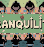 Tranquillite jeu de societe calme sur table bois