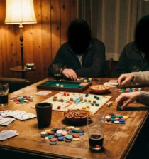 table jeux de des 421 ambiance groupe