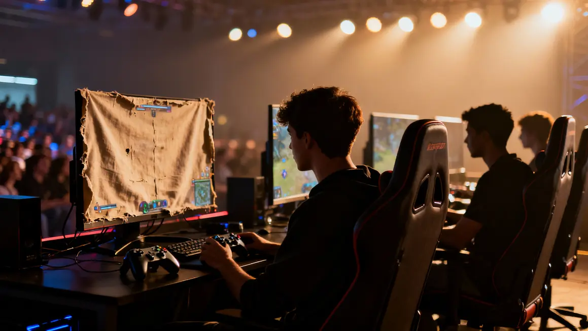 jeux video competitifs silhouettes tournoi eSport