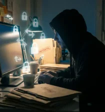 Silhouette personne devant ordinateur leaks ana venom partage dossiers