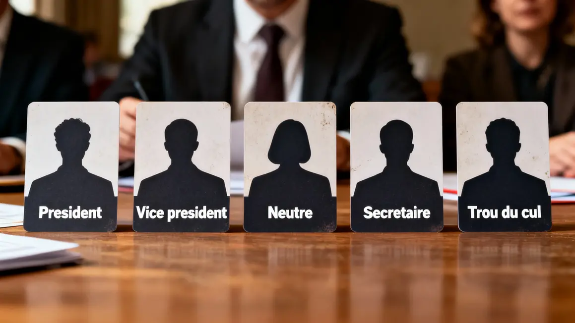 hiérarchie président jeu de cartes rôles classement