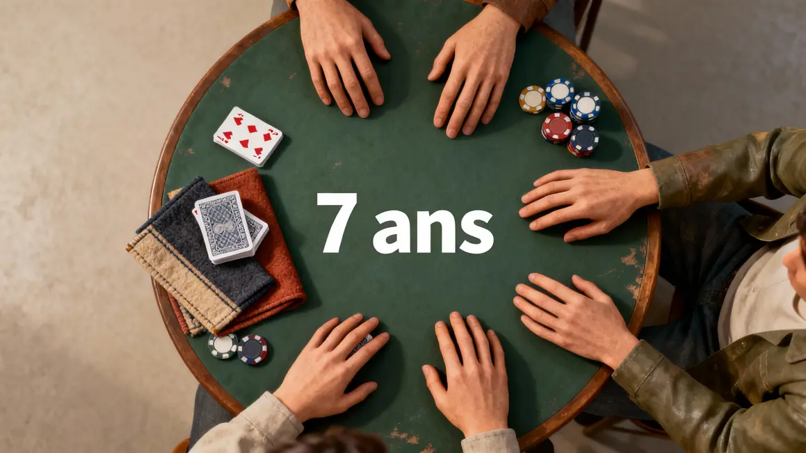 matériel président jeu de cartes accessoires 7 ans