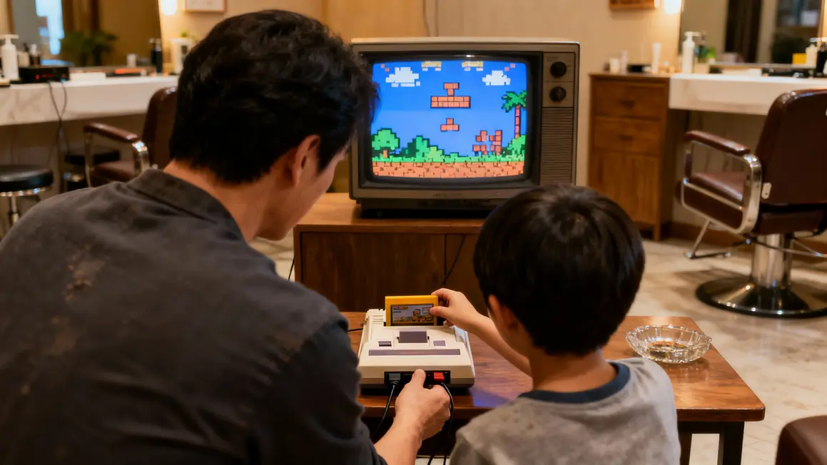Retrogaming salon insérer cartouche rétro