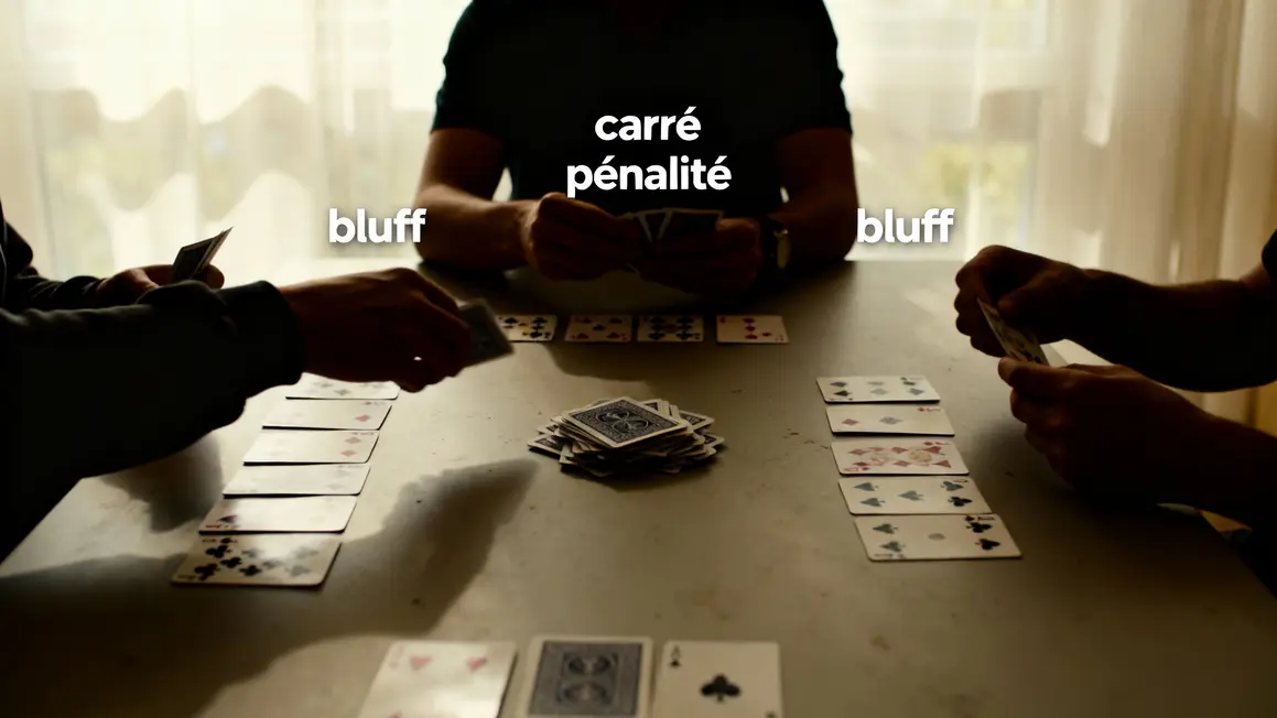 comment jouer tas de merde bluff penalite