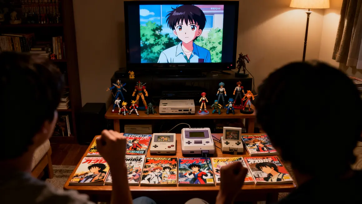 Table basse manga figurines consoles Japan Geek