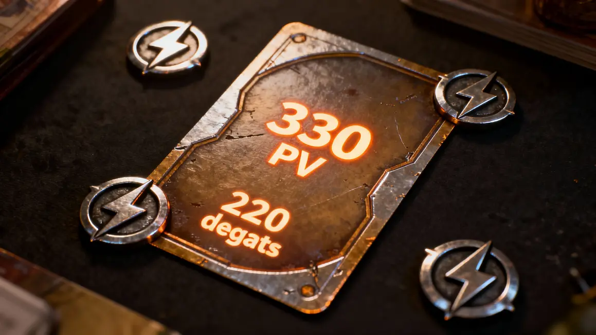 Carte Duraludon VMAX avec stats et énergie