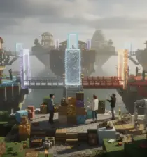 Vue panoramique serveur Minecraft 1.21 multijoueur