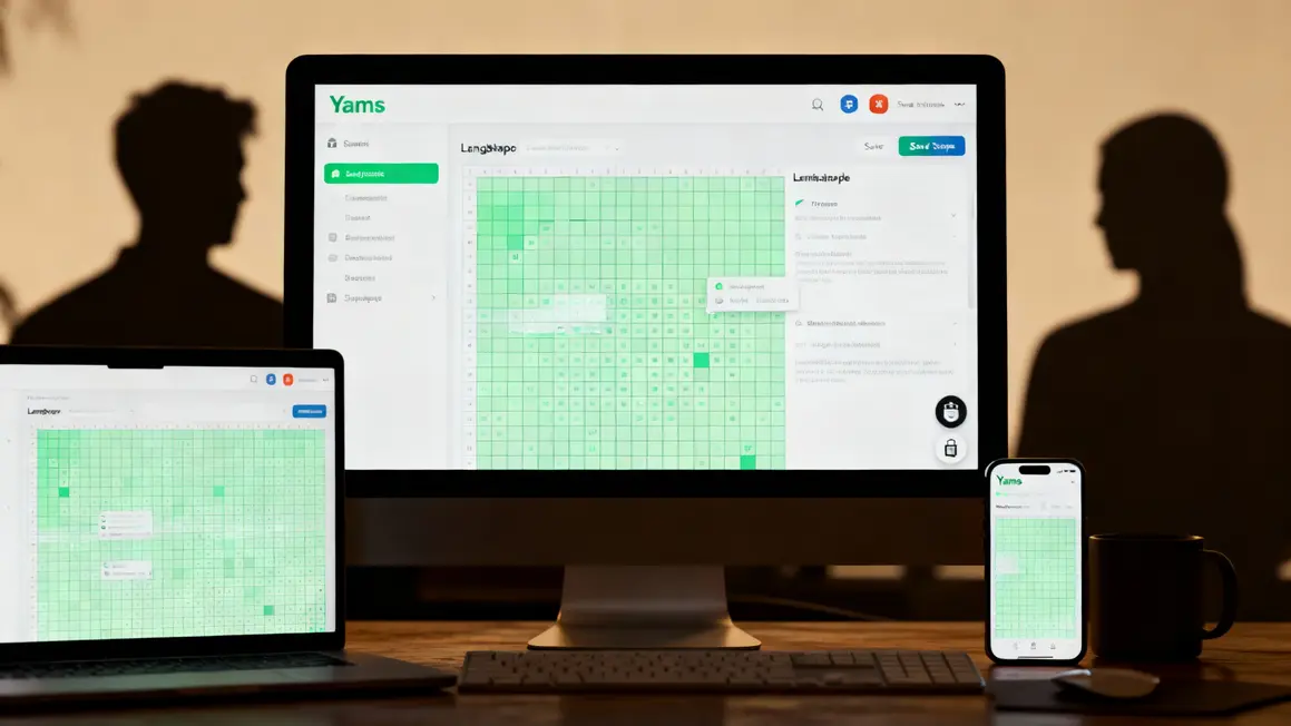 tableau excel grille yams sur ecran sécurité
