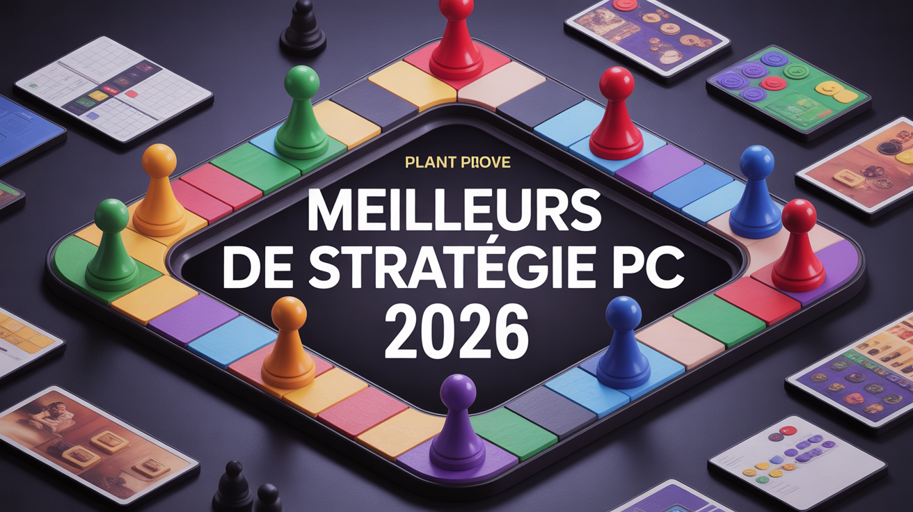 Jeux de stratégie PC : classement, choix et tendances pour 2026